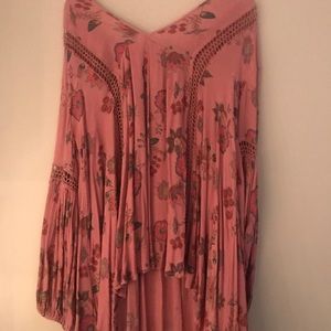 Free people patterned tunic